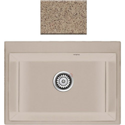 Crown R-60 Economic 6860 Ένθετος Νεροχύτης Γρανίτη Granite Sand