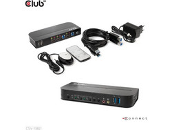 Club3D KVM Switch CSV-1382 2 x HDMI / 2 x USB / Audio
