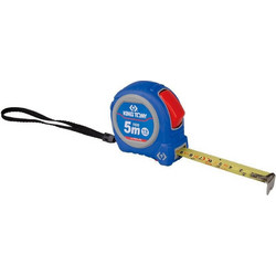 King Tony Μετροταινία με λάστιχο + 2 stop 8 m x 25 mm 79093-08M
