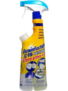 Concentralia Professional Active chlorine & soap, υπερσυμπυκνωμένο λευκαντικό καθαριστικό με χλώριο 0,430L