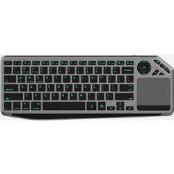 Techly ICTB9801TB Black Ασύρματο Πληκτρολόγιο με TouchPad