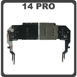 Original for iPhone 14 Pro (A2890, A2650) SIM Card Reader With Flex