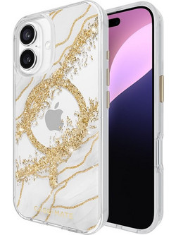 Case-Mate Karat MagSafe - Case for iPhone 16 (Granite) - (CM054598)