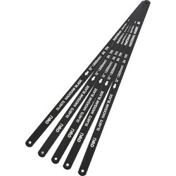 DELI σετ λάμες πριονιού σιδήρου/ξύλου DL4673, 300mm, 24 TPI, 5τμχ