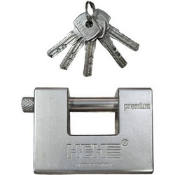 HEHE Λουκέτο με 5 Κλειδιά 94mm - Heavy Duty Rectangular Lock 0304001