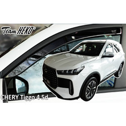 Heko Heko - Ανεμοθραύστες για Chery Tiggo 4 2024 5πορτο / SUV Ζευγάρι Αυτοκινήτου Από Εύκαμπτο Φιμέ Πλαστικό - 2 τεμ. (ΑΝΕΜ.25412) ΑΝΕΜ.10807