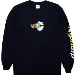 Ripndip Ανδρική μακρυμάνικη μπλούζα BLACK