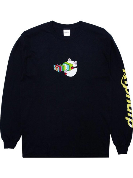 Ripndip Ανδρική μακρυμάνικη μπλούζα BLACK