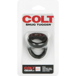 CalExotics Colt Snug Tugger Ring Ελαστικό Δαχτυλίδι Πέους Σιλικόνης Μαύρο