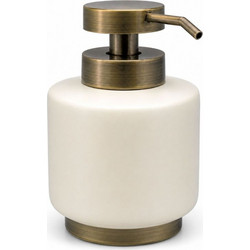 Dispenser Μπεζ με Χρυσή Αντικέ Αντλία 9,5x12,7εκ. Ankor 854356