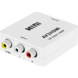 Μετατροπέας RCA σε HDMI AV2HDMI AV2HD Λευκός