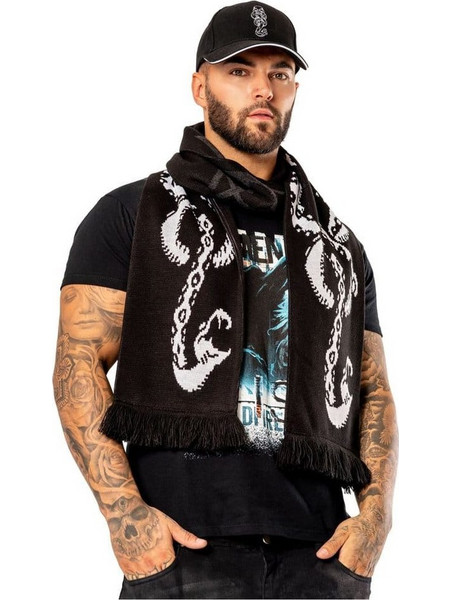 Harry Potter Scarf Dark Arts Spell Long Length Black