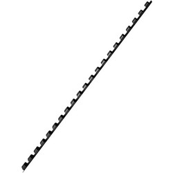 METRON ΣΠΙΡΑΛ ΒΙΒΛΙΟΔΕΣΙΑΣ ΠΛΑΣΤΙΚΟ 8mm ΜΑΥΡΟ (Το προιόν πωλείται σε μεμονωμένα τεμάχια του ενός)