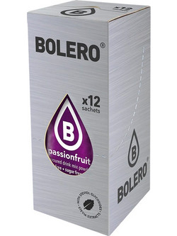 Bolero Passion Fruit (Φρούτο του Πάθους) Χυμός χωρίς Ζάχαρη σε Σκόνη 9gr x 12 Τεμάχια