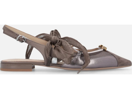 Μπαλαρίνες slingback με κορδόνια