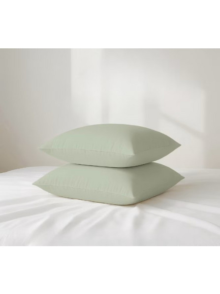 Μαξιλαροθήκες Μονόχρωμες Σχ.Rainbow 52x72cm poly/cotton 144 Κλωστών Mint Flamingo