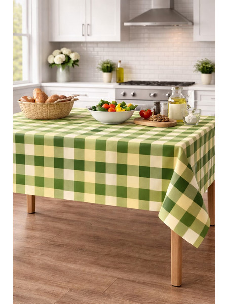 Τραπεζομάντηλο Φαγητού Σχ. 6997 polyester/cotton Green 140x180cm Flamingo