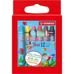 STABILO OIL PASTEL 12 ΤΕΜ. 2612