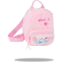 COOLPACK DISNEY FLUFFY ΣΑΚΙΔΙΟ ΠΛΑΤΗΣ 10" STITCH ΡΟΖ F152004