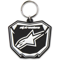 Μπρελόκ Alpinestars Key Fob Plate Μαύρο-Άσπρο