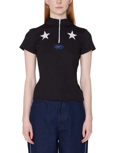 Obey Relay Mock Neck T-shirt