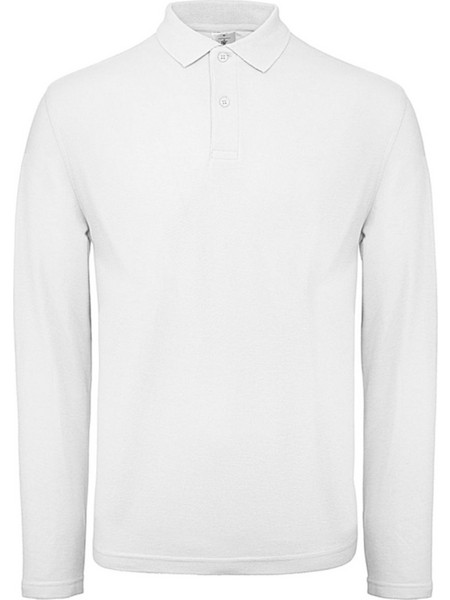 Μακρυμανικο Ανδρικο Polo ID.001 LSL B & C PUI12 White