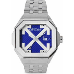 Off-White Heavy Duty Ανδρικό Ρολόι με Μπλε Καντράν και Λευκές ΛεπτομέρειεςOW1G011M0085
