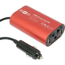 Swiss Drive Power Inverter Αυτοκινήτου από 12V σε 230V 150W + 2 usb 2.4A