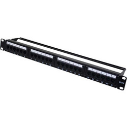 Patch panel 24 θυρών UTP CAT6 1U
