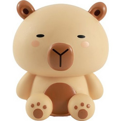 I-Total Παιδικός Κουμπαράς Πλαστικός Μπεζ ''Capybara'' 27cm XL2497B