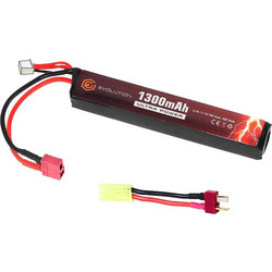 ΜΠΑΤΑΡΙΑ ΕΠΑΝΑΦ.SOFT 11,1V / 1300mAh 20C-40C Peak (18x21x130mm) + T.Plug Adapter