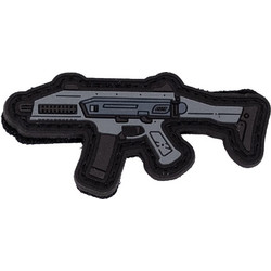 ASG PVC patch, velcro, EVO3A1, Grey