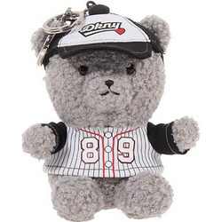 DKNY ΓΥΝΑΙΚΕΙΟ ΜΠΡΕΛΟΚ BOXED BEAR CHARM ΓΚΡΙ
