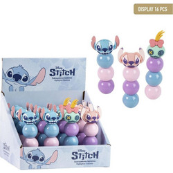 Disney Stitch assorted stackable highlighter 16 Τεμ