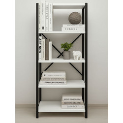 Stewe Home Βιβλιοθήκη 90x30x151cm STE-019435-V36995-1061404