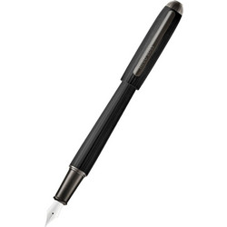 HUGO BOSS Contour Pinstripe Black Fountain Pen HSV6762A