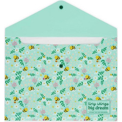 Legami Φάκελος με Κουμπί Α4 Fold & Order - Bee (PFB0002)