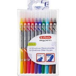 Herlitz Μαρκαδόροι Σχεδίου Σετ 10 χρώματα 11367232
