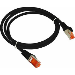 Alantec F/UTP Cat.6 Καλώδιο Δικτύου Ethernet 0.5m Black