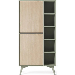 Possina Βιβλιοθήκη 160x80x160cm ERNEST-MENTA