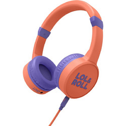 Energy Sistem Lol&Roll Pop Kids Ενσύρματα Παιδικά Ακουστικά On Ear Πορτοκαλί Μωβ