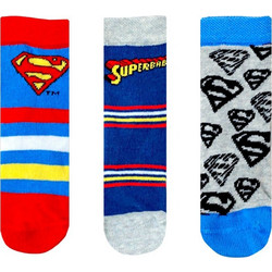 ΚΑΛΤΣΕΣ (ΣΕΤ 3 ΤΜΧ) DISNEY SUPERMAN SM12502 ΠΟΛΥΧΡΩΜΕΣ (0-12 ΜΗΝΩΝ)
