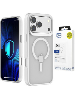 3mk Smoke MagCase for iPhone 17 Pro - White-Translucent