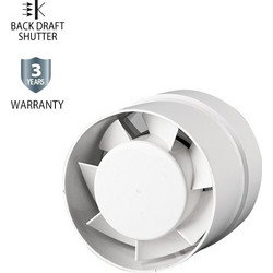 Εξαεριστήρας μπάνιου 15watt O120 λευκός VENTI-P120 8005310 VITO