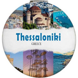 Kαθρέπτης τσέπης Souvenir - Thessaloniki - 7*7*3cm - 871825