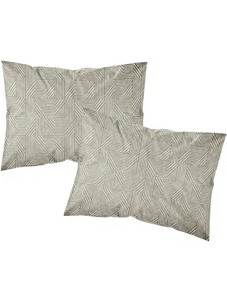 Ζεύγος Μαξιλαροθήκες Εμπριμέ Doric (2) 50 x 70 cm 100% Βαμβάκι Λαδί BOREA
