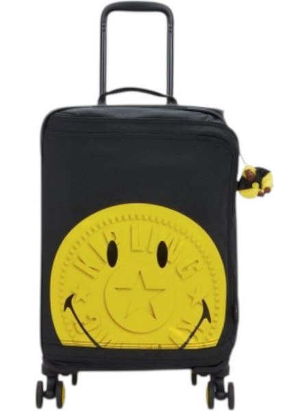 Kipling Smiley I8533-1KS Βαλίτσα Καμπίνας 53x33x21cm με 4 Ρόδες Μαύρη