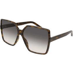Saint Laurent SL 232 003 Γυναικεία Γυαλιά Ηλίου Πεταλούδα Κοκάλινα Καφέ με Γκρι Degradee Φακό