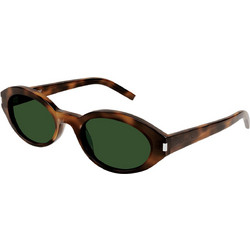 Saint Laurent SL567 002 Ανδρικά Γυαλιά Ηλίου Οβάλ Κοκάλινα Ταρταρούγα