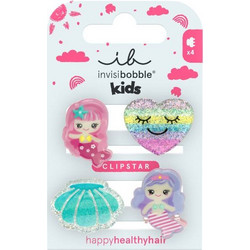Invisibobble Clipstar Kids Mermaid Dreams 4τεμ (Σετ με Παιδικά Κλιπ Μαλλιών)